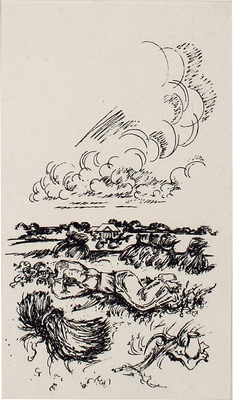 Насибулин Энгель Хариевич. Пять авторских иллюстраций к произведениям А.С. Пушкина